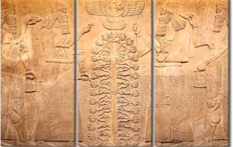 Anunnaki-Ancient-Sumerian-Cuneiform-Culture-Wall-Art
