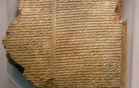 The Flood Tablet. This is perhaps the most famous of all cuneiform tablets. It is the eleventh tablet of the Gilgamesh Epic, and describes how the gods sent a flood to destroy the world. Like Noah, Utnapishtim was forewarned and built an ark to house and preserve living things. After the flood he sent out birds to look for dry land. ME K 3375.